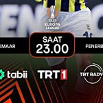 AZ ALKMAAR FENERBAHÇE MAÇINI CANLI İZLE – TRT1 canlı yayını (Tabii ki TRT1’i izleyin)