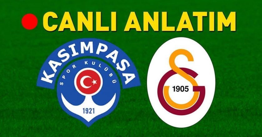 Oyuna bakın Kasmpaşa Galataray Live! Kesintisiz kesintisiz