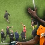Osimhen, Başakşehir oyuncusunu soyunma odasına çağırdı! Devre arasında gergin anlar