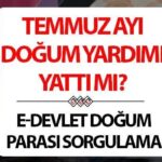 Doğum destek yardımı ödeme tarihi 2025 Temmuz || 5 bin TL doğum yardımı ne zaman yatacak 2025, yattı mı, ne kadar? E-Devlet doğum parası sorgulama ekranı!