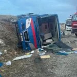 Sivas’ta cezaevi aracı kaza yaptı: Yaralılar var!